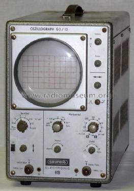 Oszillograph G 3/13; Grundig Radio- (ID = 662507) Equipment