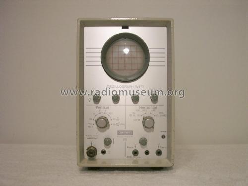 Oszillograph W4/7; Grundig Radio- (ID = 1971100) Equipment