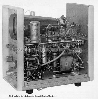 Oszillograph W4/7; Grundig Radio- (ID = 72437) Equipment