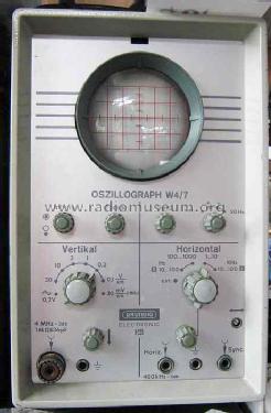 Oszillograph W4/7; Grundig Radio- (ID = 974279) Equipment