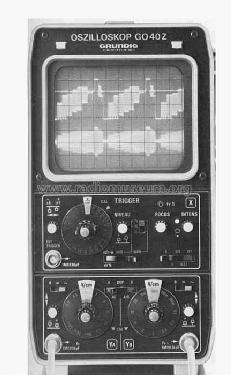 Oszilloskop GO40Z; Grundig Radio- (ID = 438681) Equipment