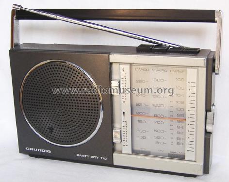 Party-Boy 110; Grundig Radio- (ID = 1808125) Radio