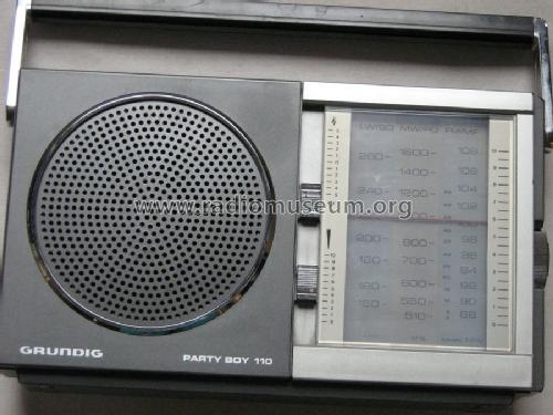 Party-Boy 110; Grundig Radio- (ID = 779333) Radio