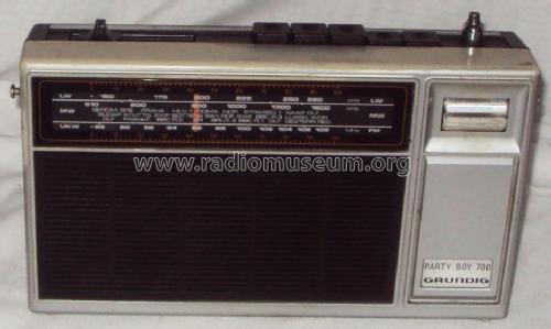 Party-Boy 700; Grundig Radio- (ID = 1409973) Radio