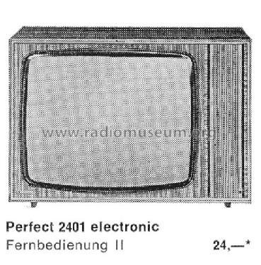 Perfect electronic 2401; Grundig Radio- (ID = 1523276) Televisore