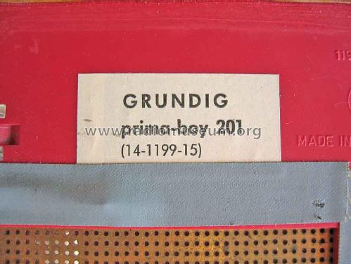 Prima-Boy 201; Grundig Radio- (ID = 462867) Radio
