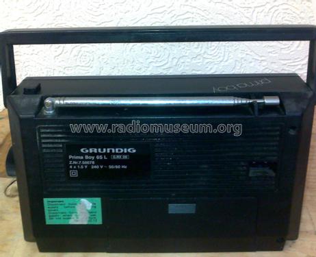 Prima Boy 65L; Grundig Radio- (ID = 1767960) Radio