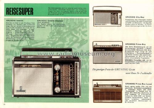 Prima-Boy Luxus 208; Grundig Radio- (ID = 2134756) Radio