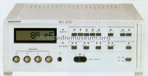 Programmable Automatic RLC Meter RLC200; Grundig Radio- (ID = 1721013) Equipment