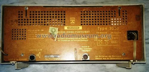 Musikgerät 3030P Type 3030; Grundig Radio- (ID = 2369165) Radio