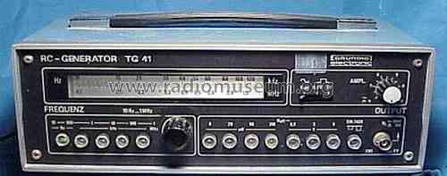 RC-Generator TG41; Grundig Radio- (ID = 459229) Equipment
