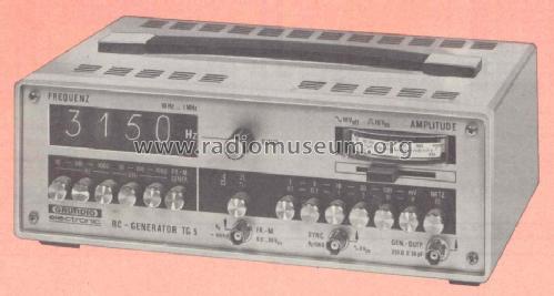 RC-Generator TG5; Grundig Radio- (ID = 205602) Equipment