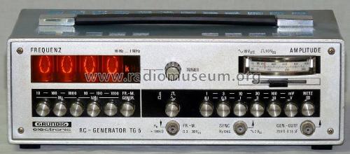 RC-Generator TG5; Grundig Radio- (ID = 657552) Equipment