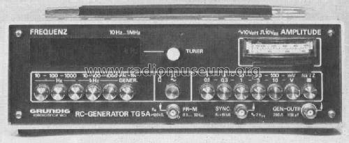 RC-Generator TG5A; Grundig Radio- (ID = 430015) Equipment