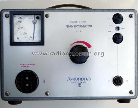 Regel-Trenn-Transformator RT3; Grundig Radio- (ID = 1988521) Equipment
