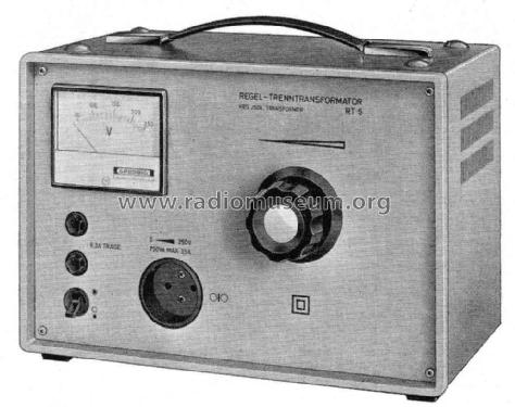 Regel-Trenn-Transformator RT5; Grundig Radio- (ID = 2071088) Equipment