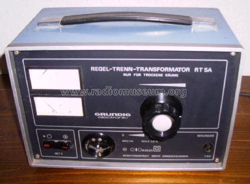 Regel-Trenn-Transformator RT5A; Grundig Radio- (ID = 1053169) Equipment