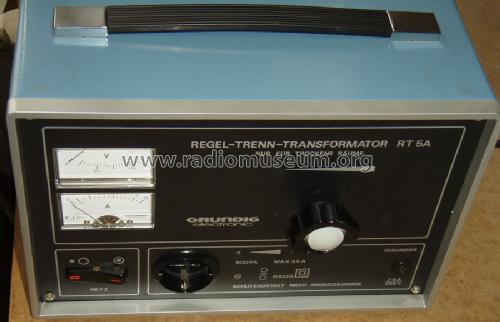 Regel-Trenn-Transformator RT5A; Grundig Radio- (ID = 1147455) Equipment