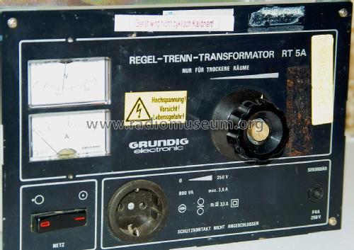 Regel-Trenn-Transformator RT5A; Grundig Radio- (ID = 1941838) Equipment