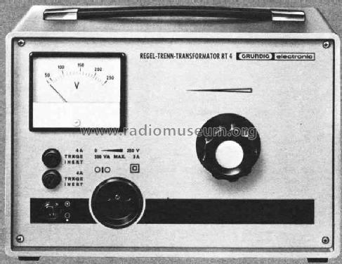 Regel-Trenntransformator RT4; Grundig Radio- (ID = 183234) Equipment