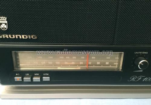 Rundfunkgerät RF100; Grundig Radio- (ID = 2076741) Radio