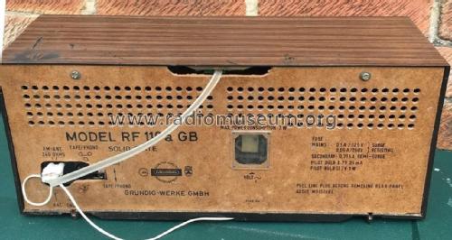 RF110a GB; Grundig Radio- (ID = 2029077) Radio