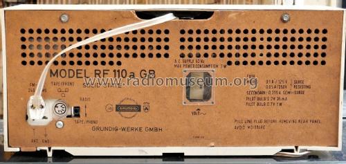RF110a GB; Grundig Radio- (ID = 2880994) Radio