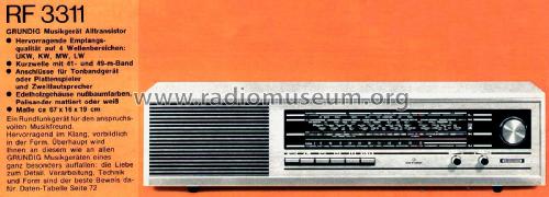 RF3311 Ch= CS150; Grundig Radio- (ID = 2626825) Radio