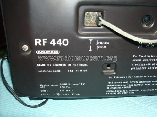 RF-440 Ch= RC-440; Grundig Radio- (ID = 505361) Radio