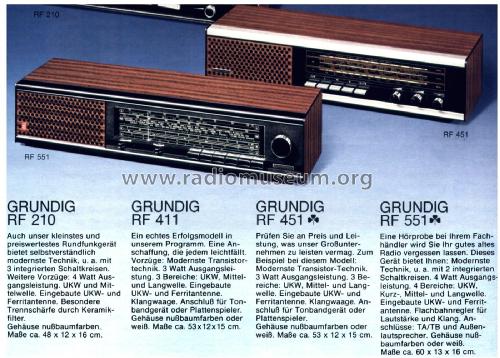 RF451 Ch= RC113; Grundig Radio- (ID = 2627139) Radio