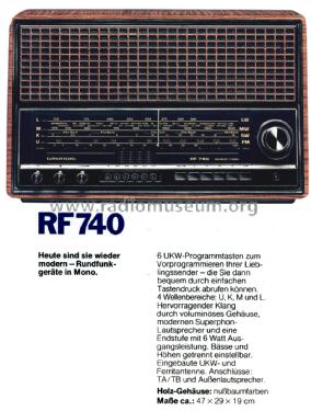 RF740 Ch= RC202P; Grundig Radio- (ID = 2628670) Radio