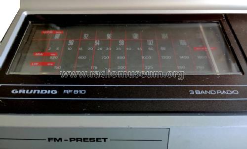 RF810; Grundig Radio- (ID = 2671540) Radio