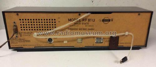 RF81U; Grundig Radio- (ID = 2660317) Radio