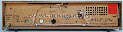 RF3001 Ch= CS60; Grundig Radio- (ID = 803480) Radio