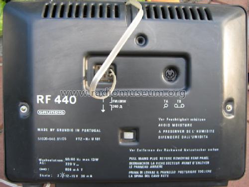 RF-440 Ch= RC-440; Grundig Radio- (ID = 802458) Radio