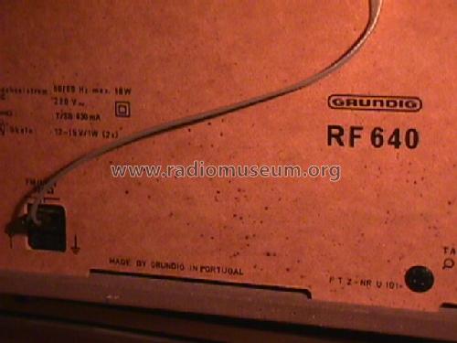 RF640 Ch= RC202; Grundig Radio- (ID = 70976) Radio