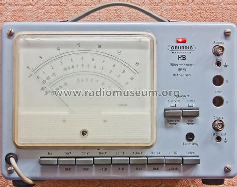 Röhrenvoltmeter RV55; Grundig Radio- (ID = 1639035) Equipment