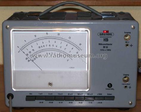 Röhrenvoltmeter RV56; Grundig Radio- (ID = 300599) Equipment