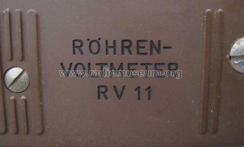 Röhrenvoltmeter RV-11; Grundig Radio- (ID = 2125145) Equipment