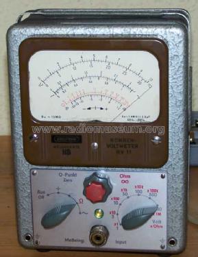 Röhrenvoltmeter RV-11; Grundig Radio- (ID = 300607) Equipment