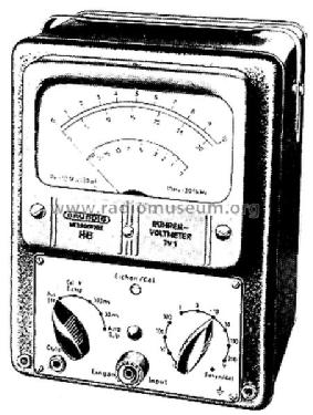 Röhrenvoltmeter TV1; Grundig Radio- (ID = 1552264) Equipment