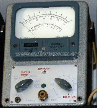 Röhrenvoltmeter TV1; Grundig Radio- (ID = 2022147) Equipment