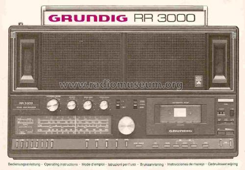 RR3000; Grundig Radio- (ID = 635134) Radio