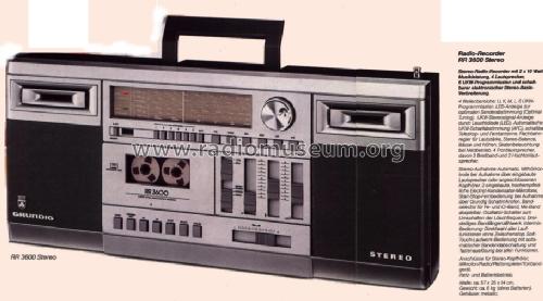 RR3600; Grundig Radio- (ID = 497021) Radio