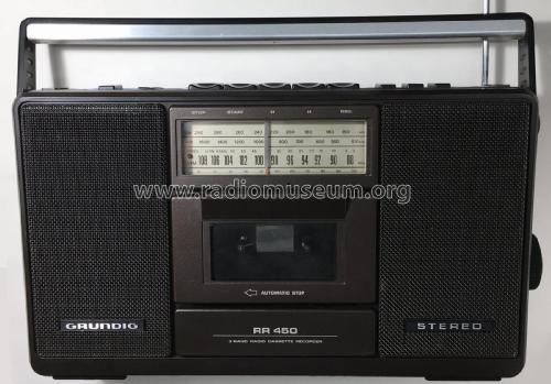 3 Band Radio Cassette Recorder RR450; Grundig Radio- (ID = 2915957) Radio