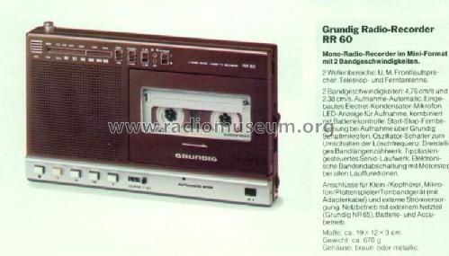 RR60; Grundig Radio- (ID = 496846) Radio