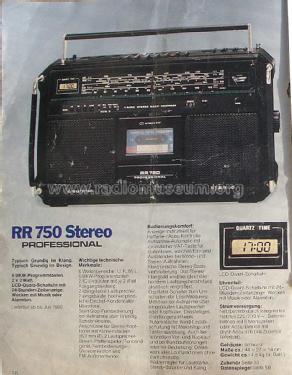 RR750; Grundig Radio- (ID = 1344210) Radio