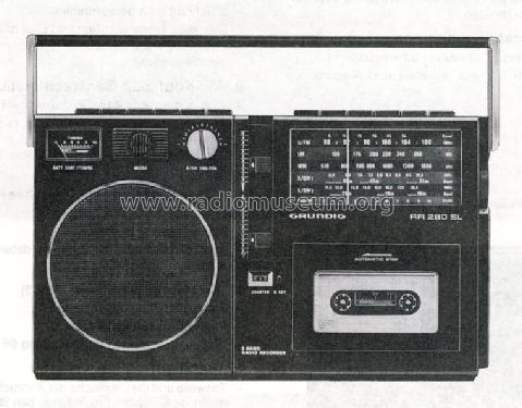 5 Band Radio Recorder RR 280; Grundig Radio- (ID = 495062) Radio