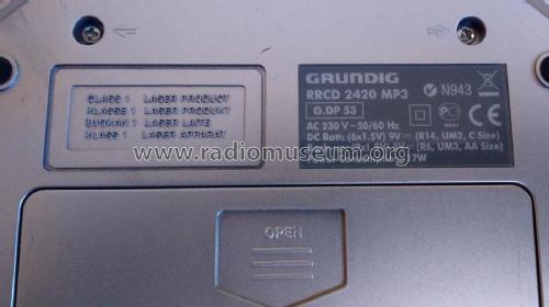 RRCD2420MP3; Grundig Radio- (ID = 2462451) Radio