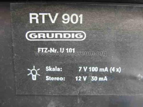 RTV901 HiFi; Grundig Radio- (ID = 1248359) Radio